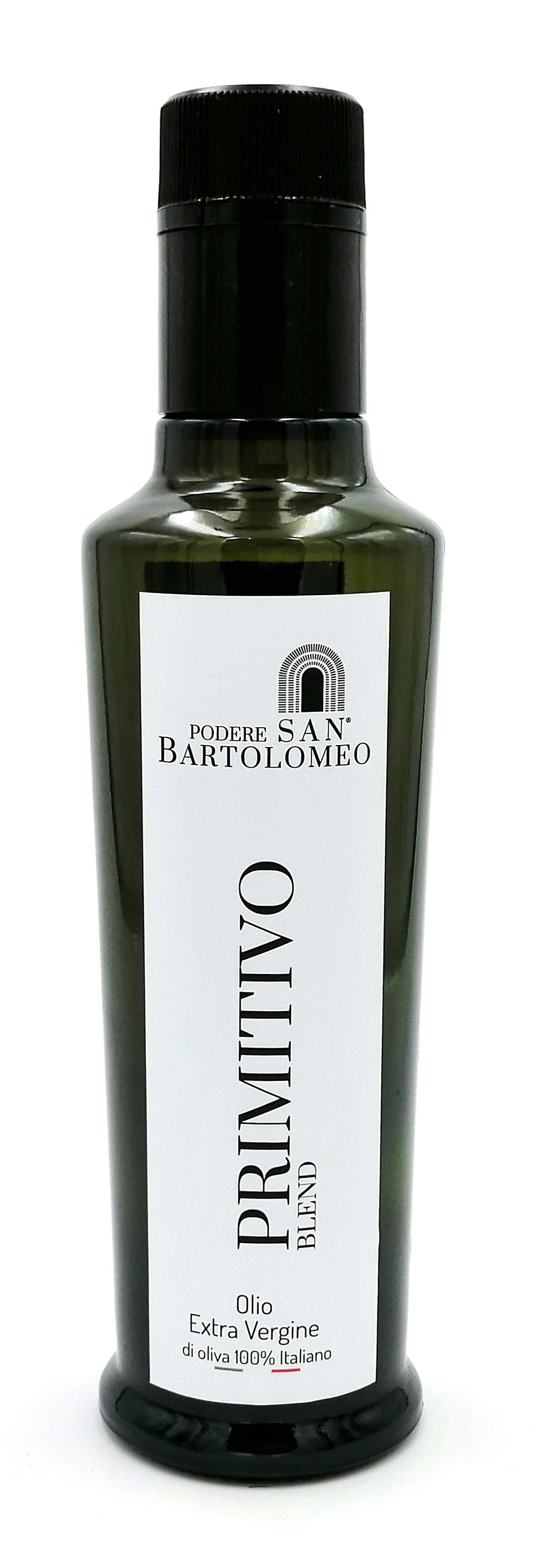 Olio Extravergine di Oliva PRIMITIVO® - Fruttato Leggero (250 ml) : la spremitura di olive in purezza senza filtraggio.